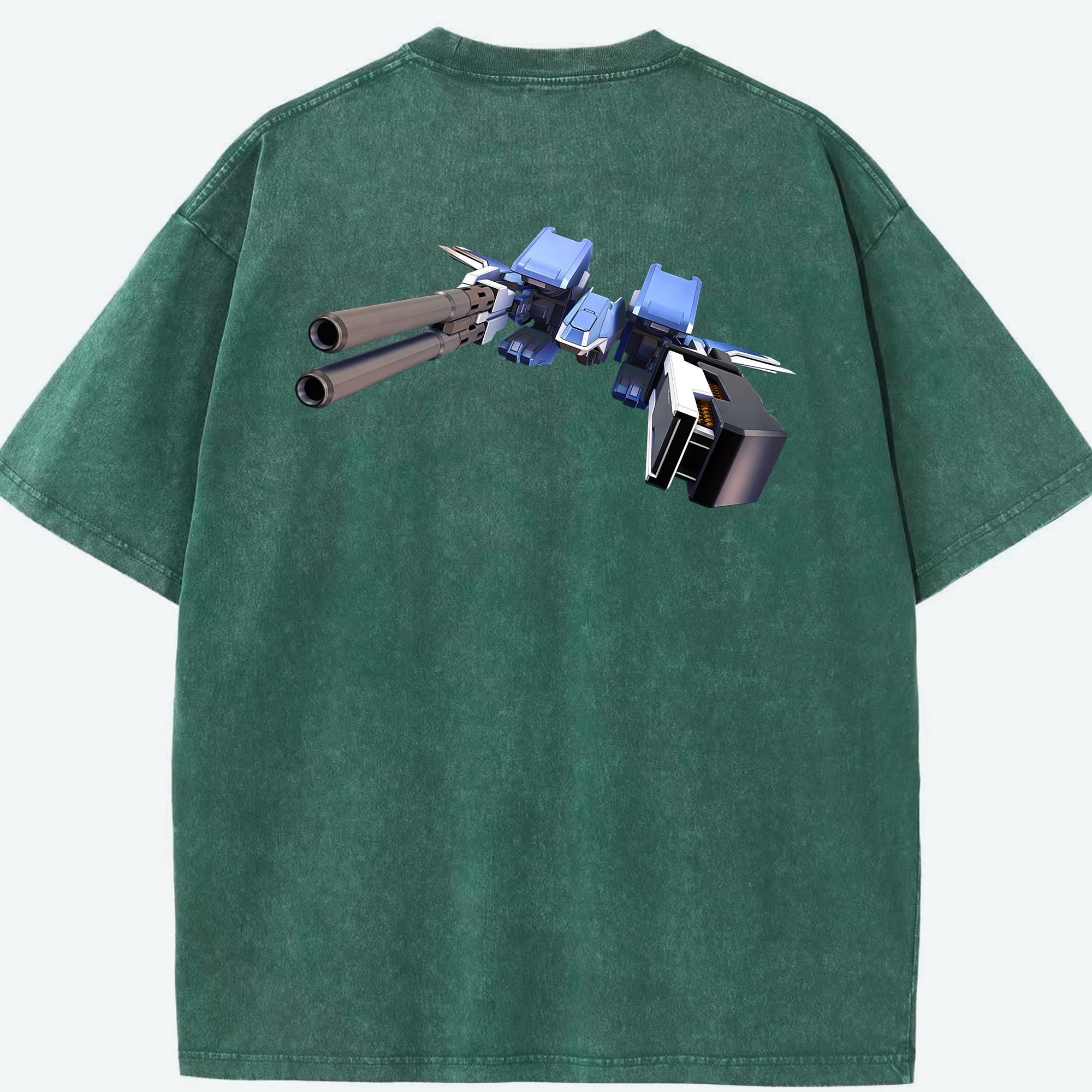 （画像用） 機動戦士ガンダム Mobile Suit Gundam 綿100% ヴィンテージ風 半袖Tシャツ（背面プリント）